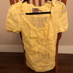 Playful juicy couture blouse